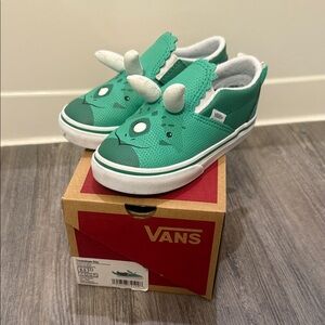 Vans Kids Triceratops Dino Slip on shoe